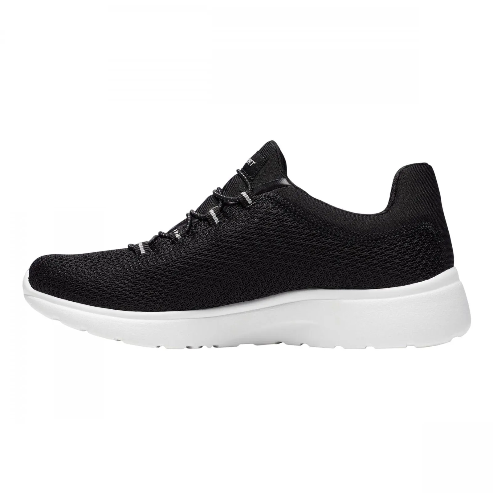 S Sport By Skechers Womens  Rummie Pull-On Sneakers 54349319 Black 6.5M