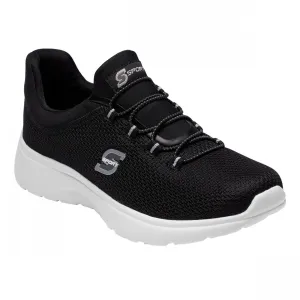 S Sport By Skechers Womens  Rummie Pull-On Sneakers 54349319 Black 6.5M