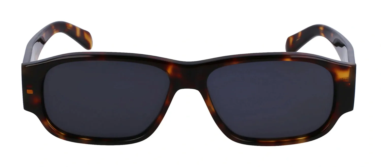 Salvatore Ferragamo SF 1109S 242 Rectangular Plastic Dark Tortoise Sunglasses with Grey Lens