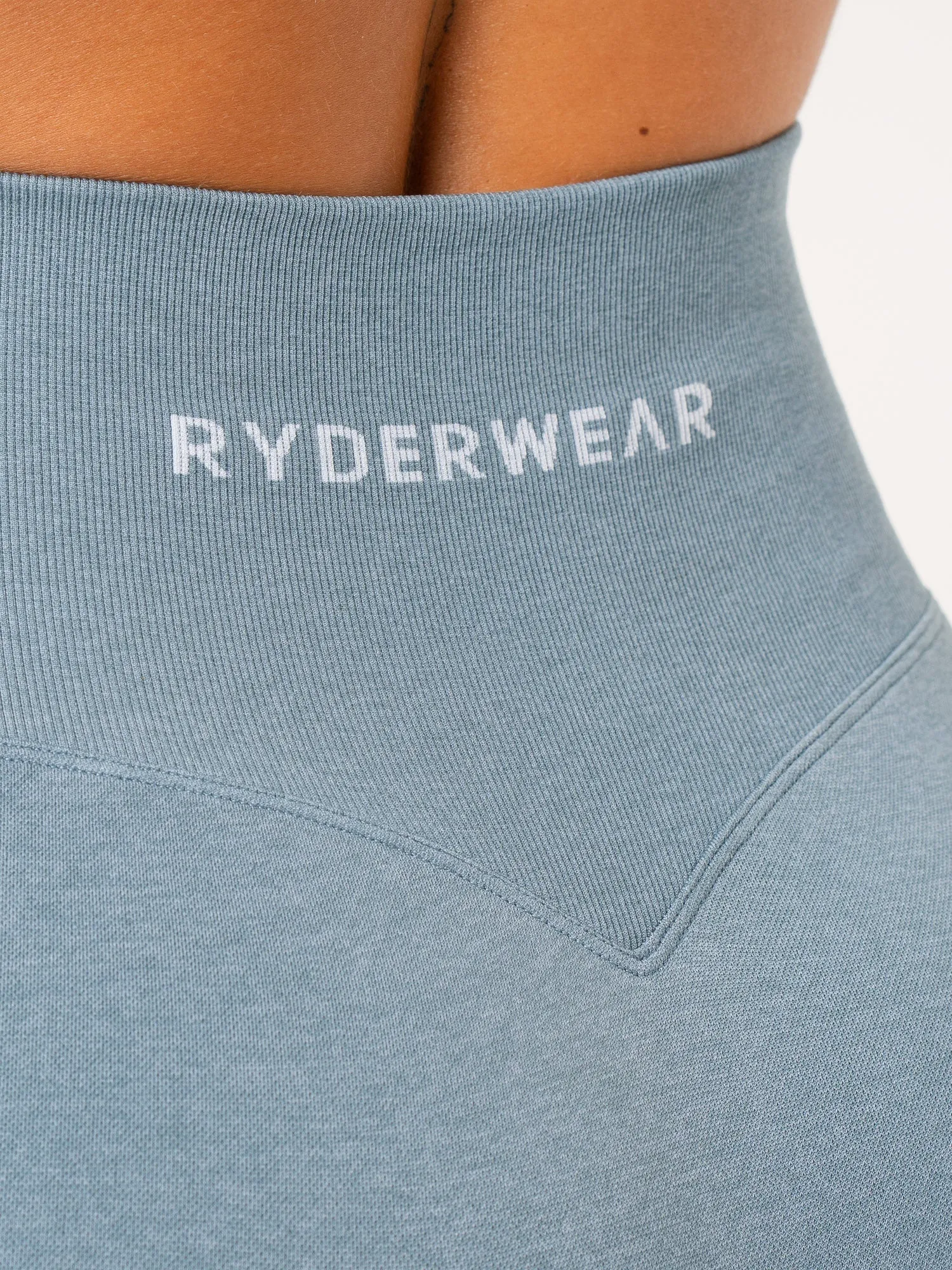 Sculpt Seamless Shorts - Petrol Marl