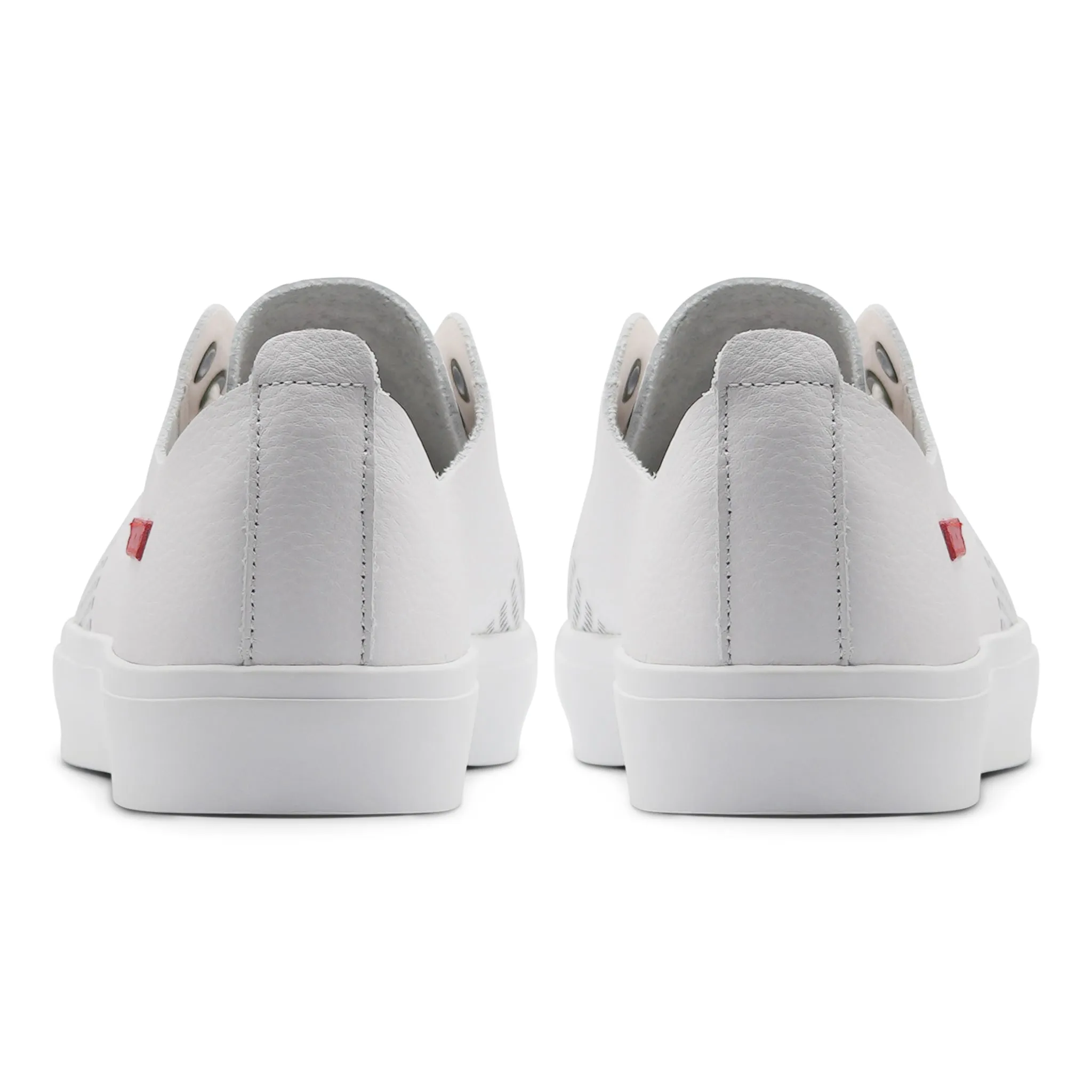 Seika / White Full-Grain Leather / White