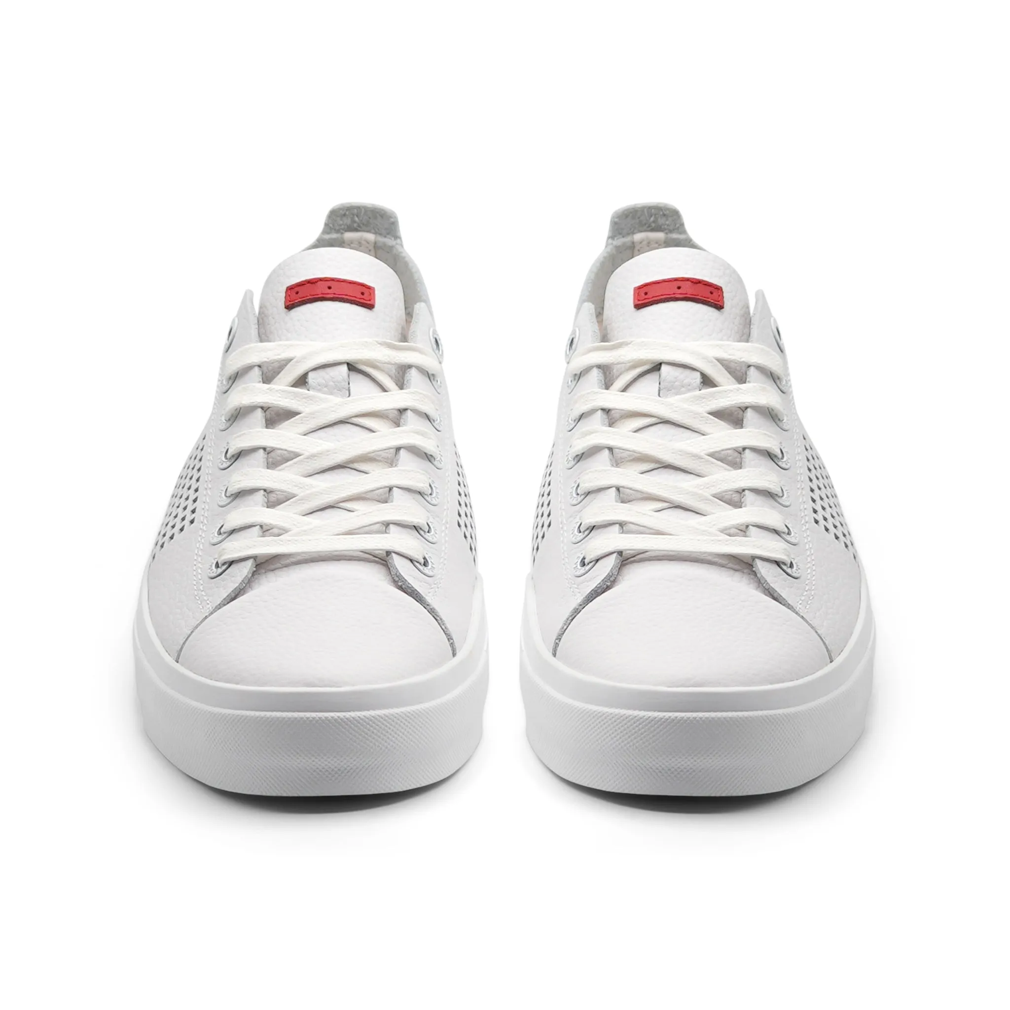 Seika / White Full-Grain Leather / White
