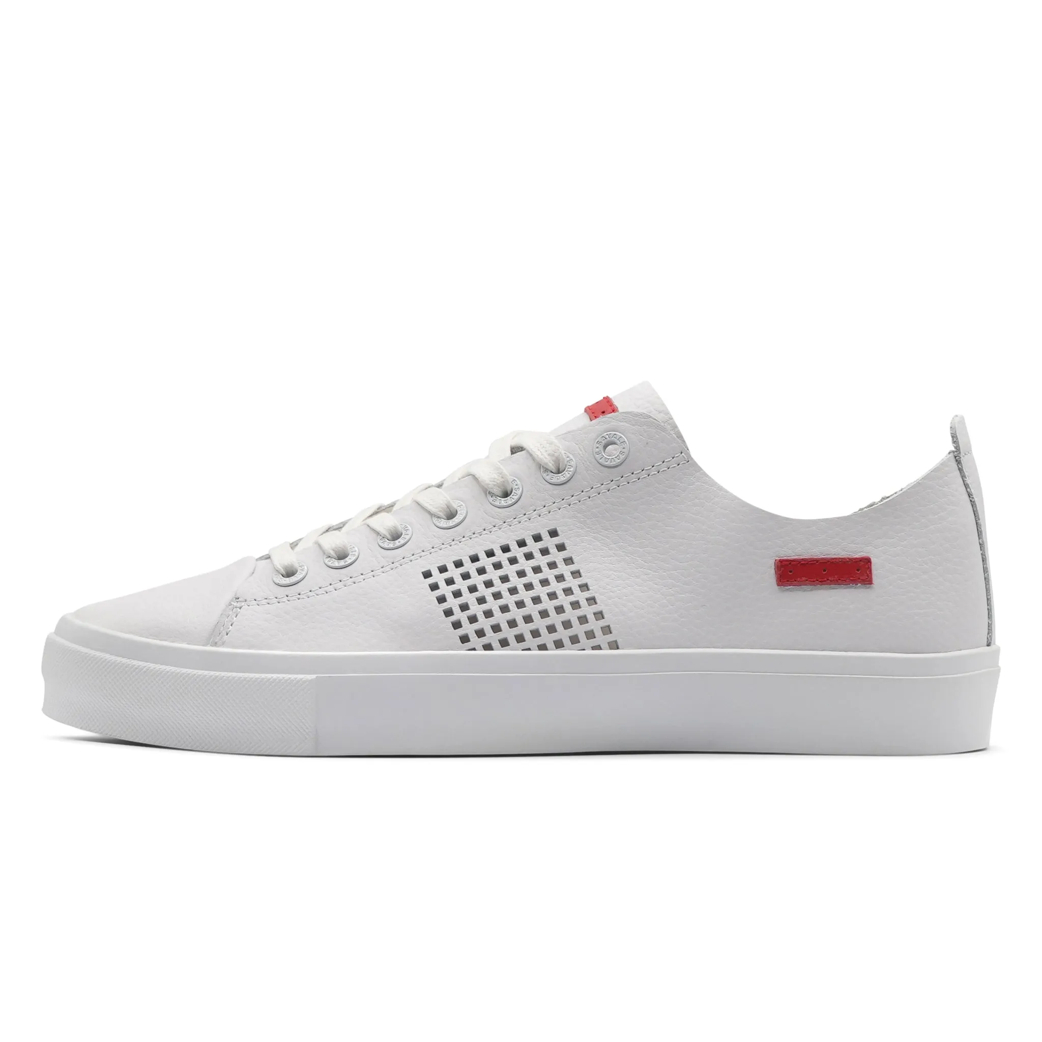 Seika / White Full-Grain Leather / White