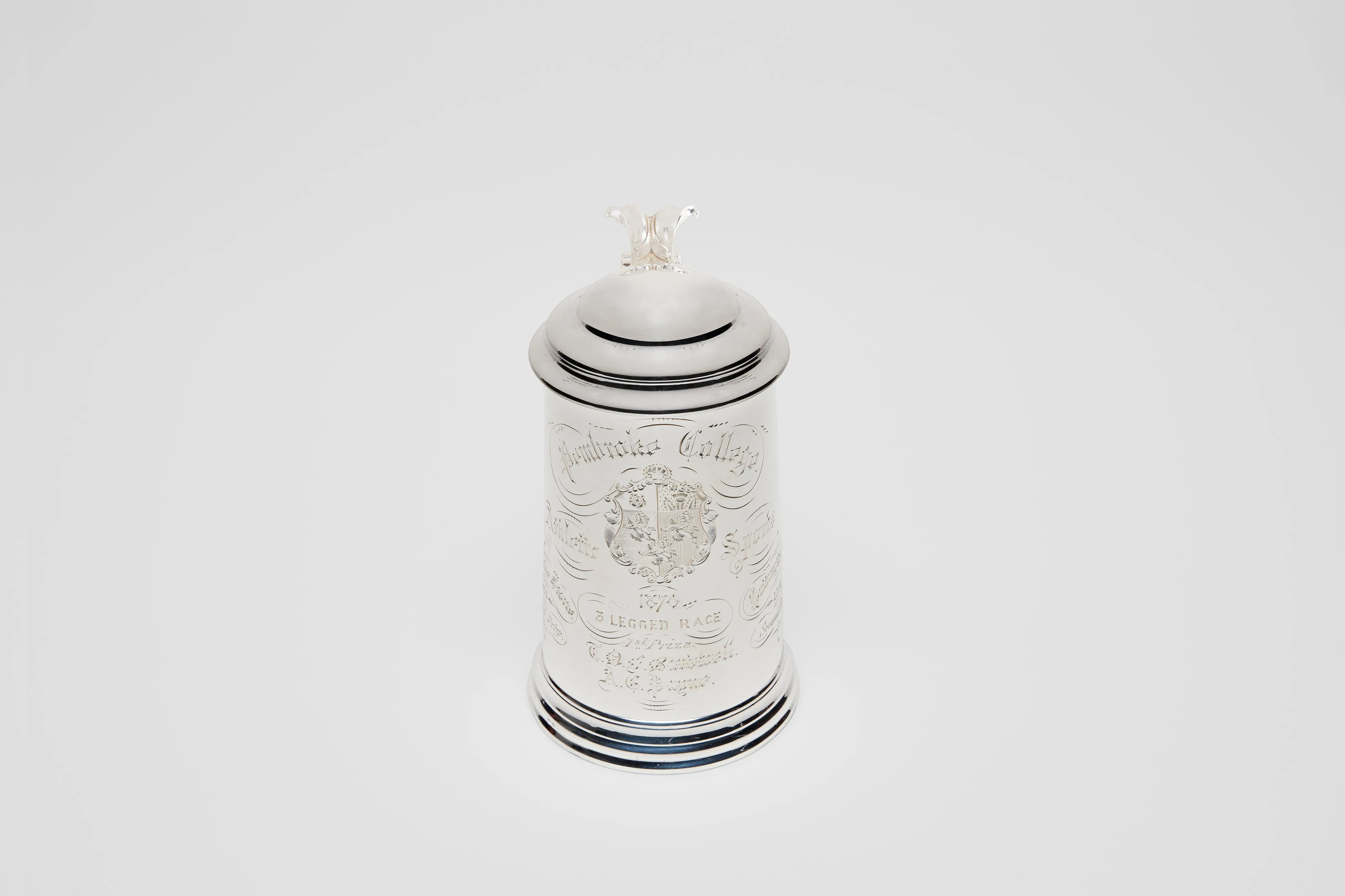 Set of Six Lidded Drinking Tankards