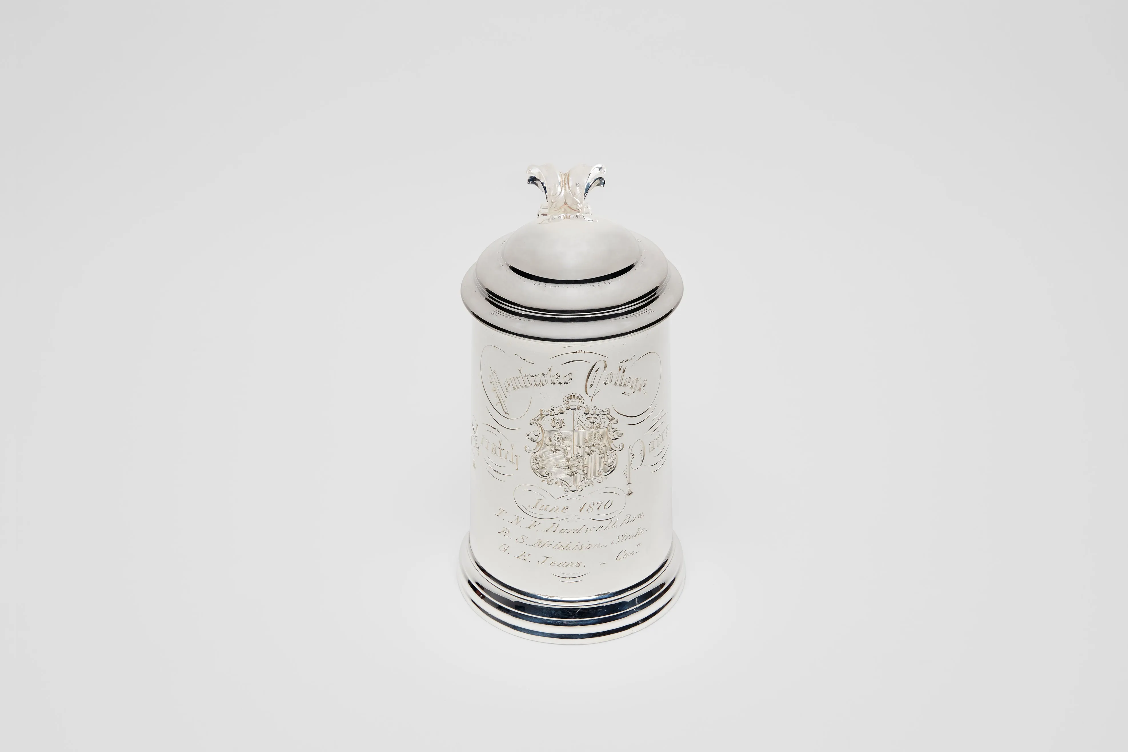 Set of Six Lidded Drinking Tankards
