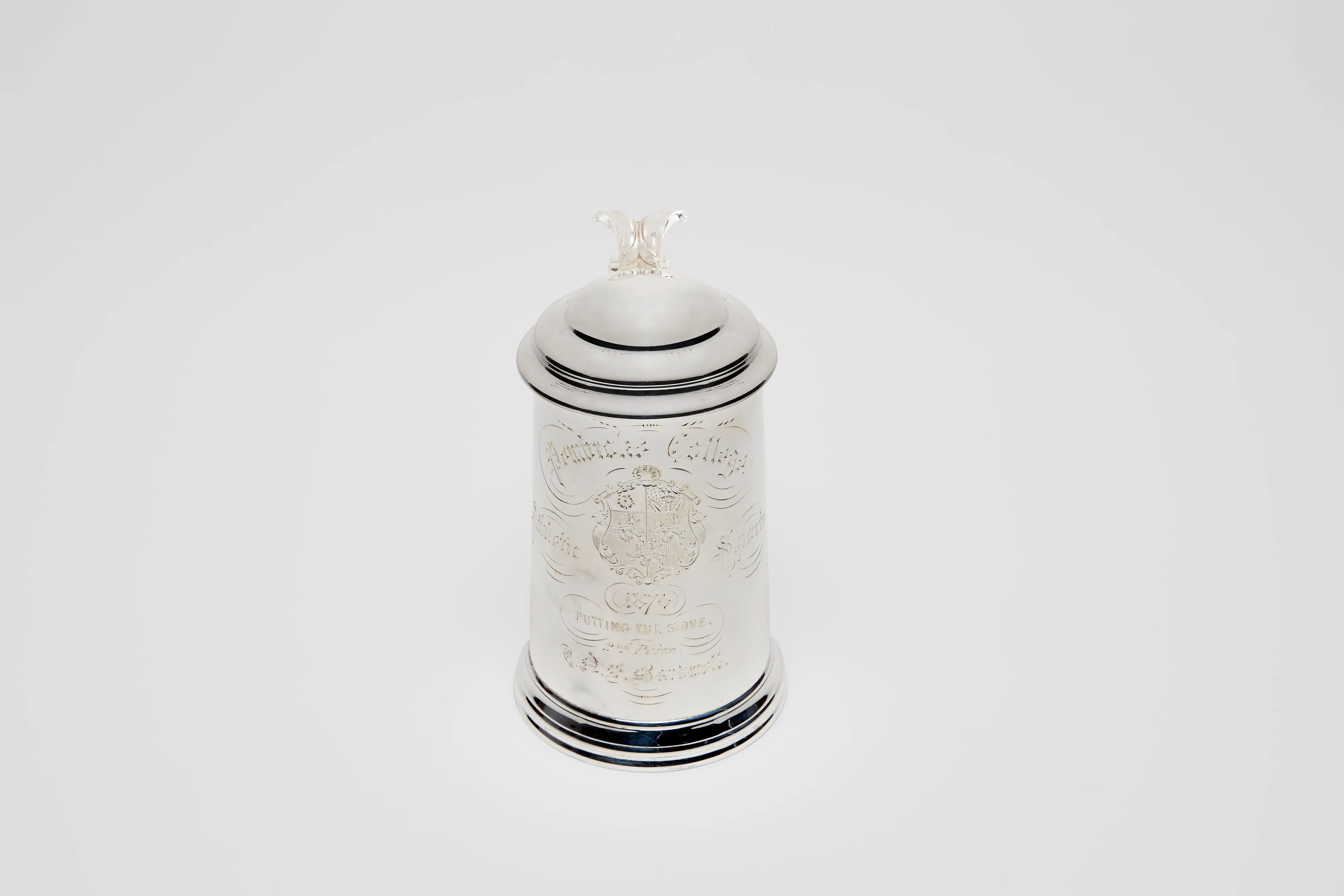 Set of Six Lidded Drinking Tankards