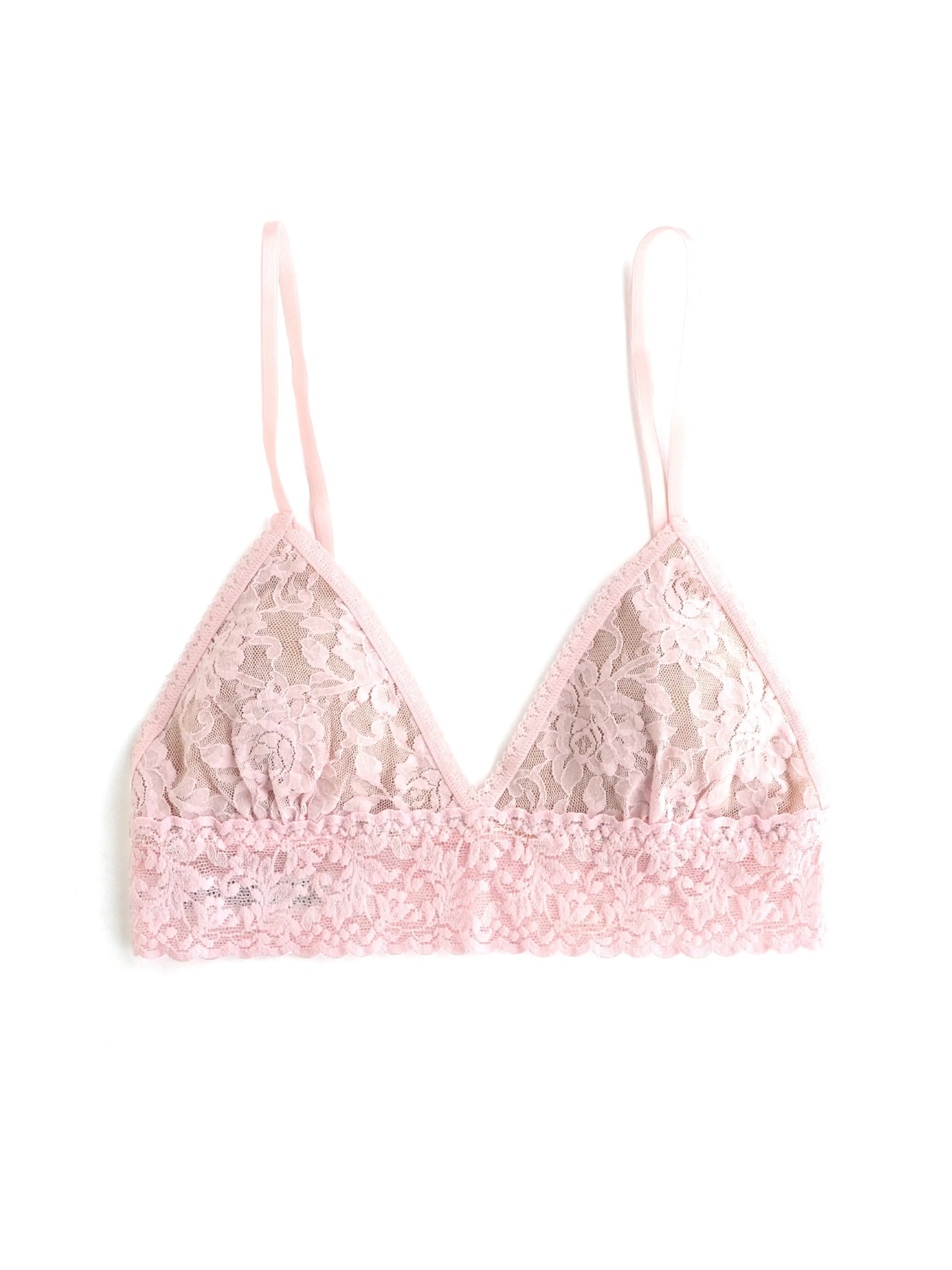 Signature Lace® Padded Triangle Bralette Bliss Pink