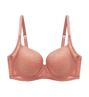 SIGNATURE SHEER WIRED PADDED BRA