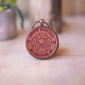 Snow Canyon Utah Keychain