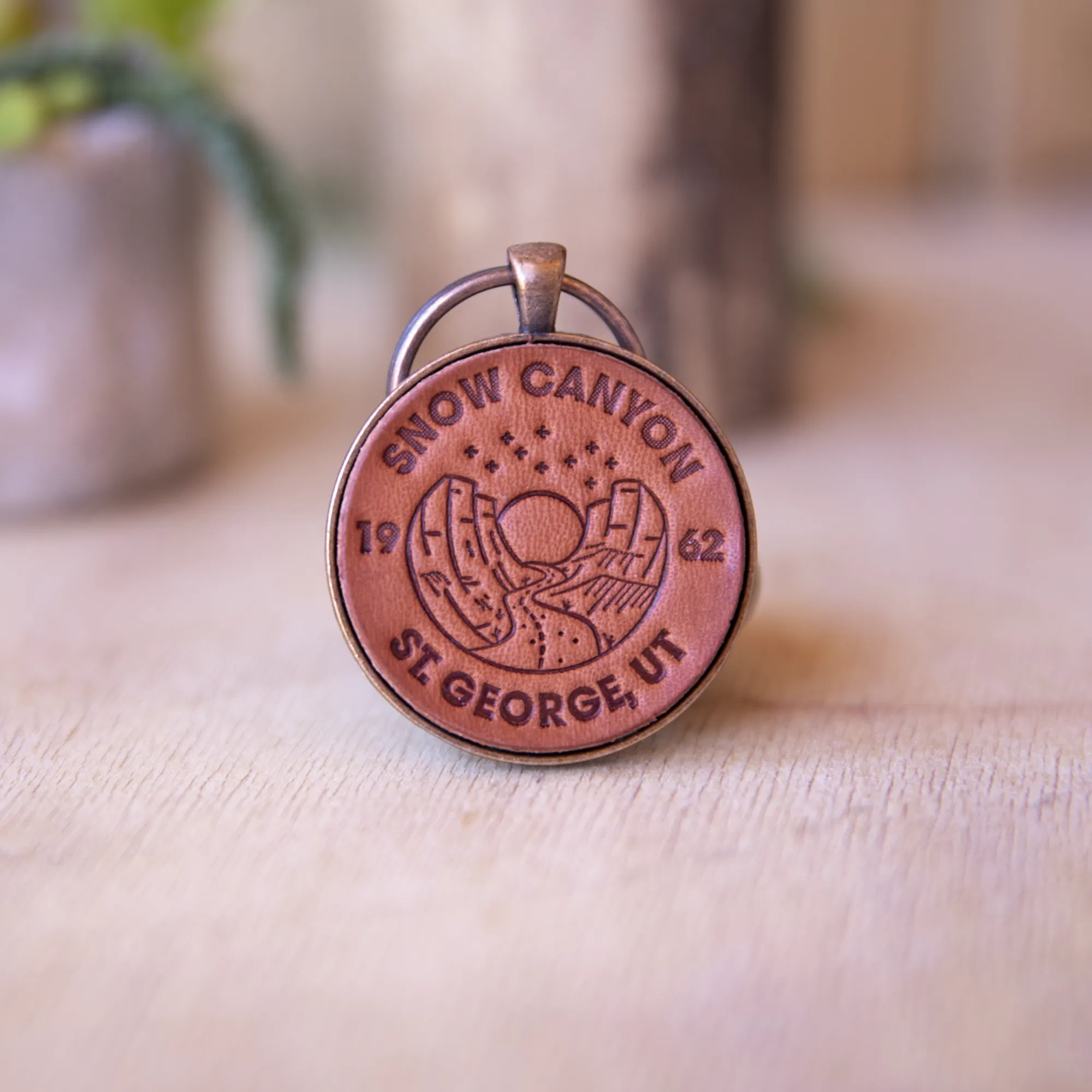 Snow Canyon Utah Keychain