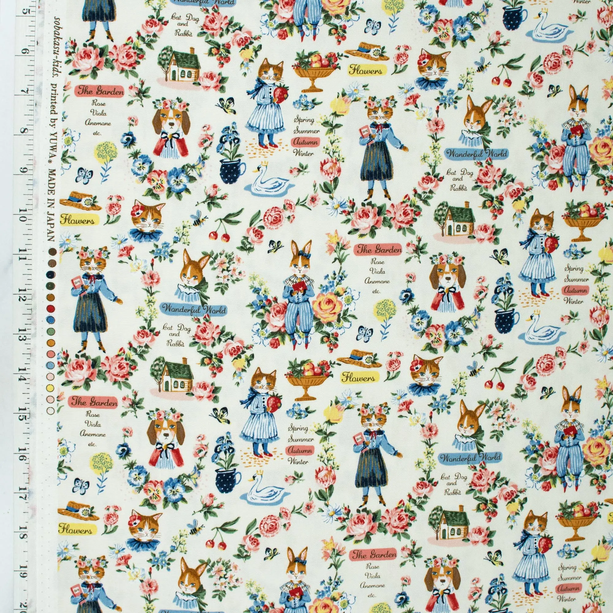 Sobakasu Kids - Wonderful World - Oxford Weight Color A White