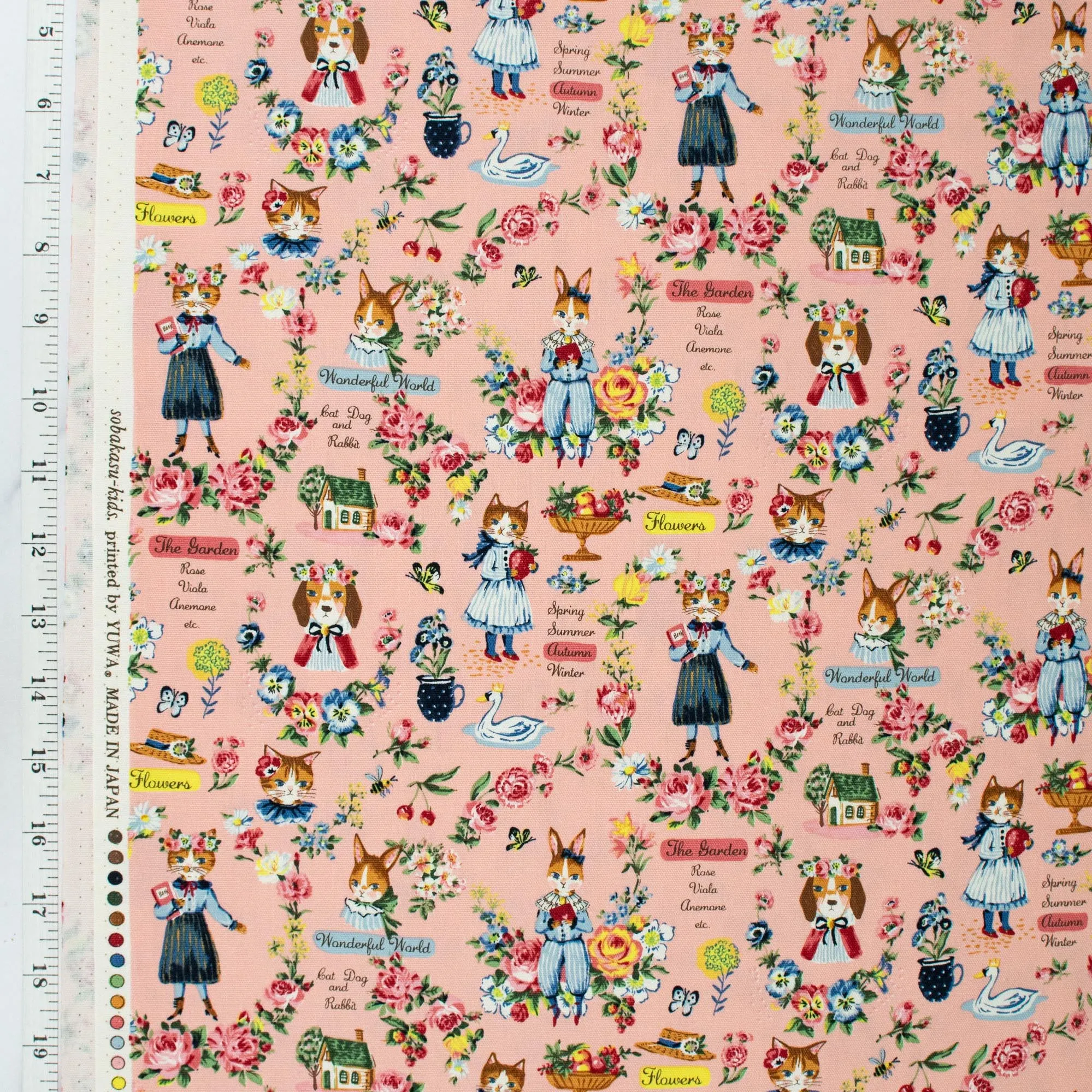 Sobakasu Kids - Wonderful World - Oxford Weight Color D Peachy Pink