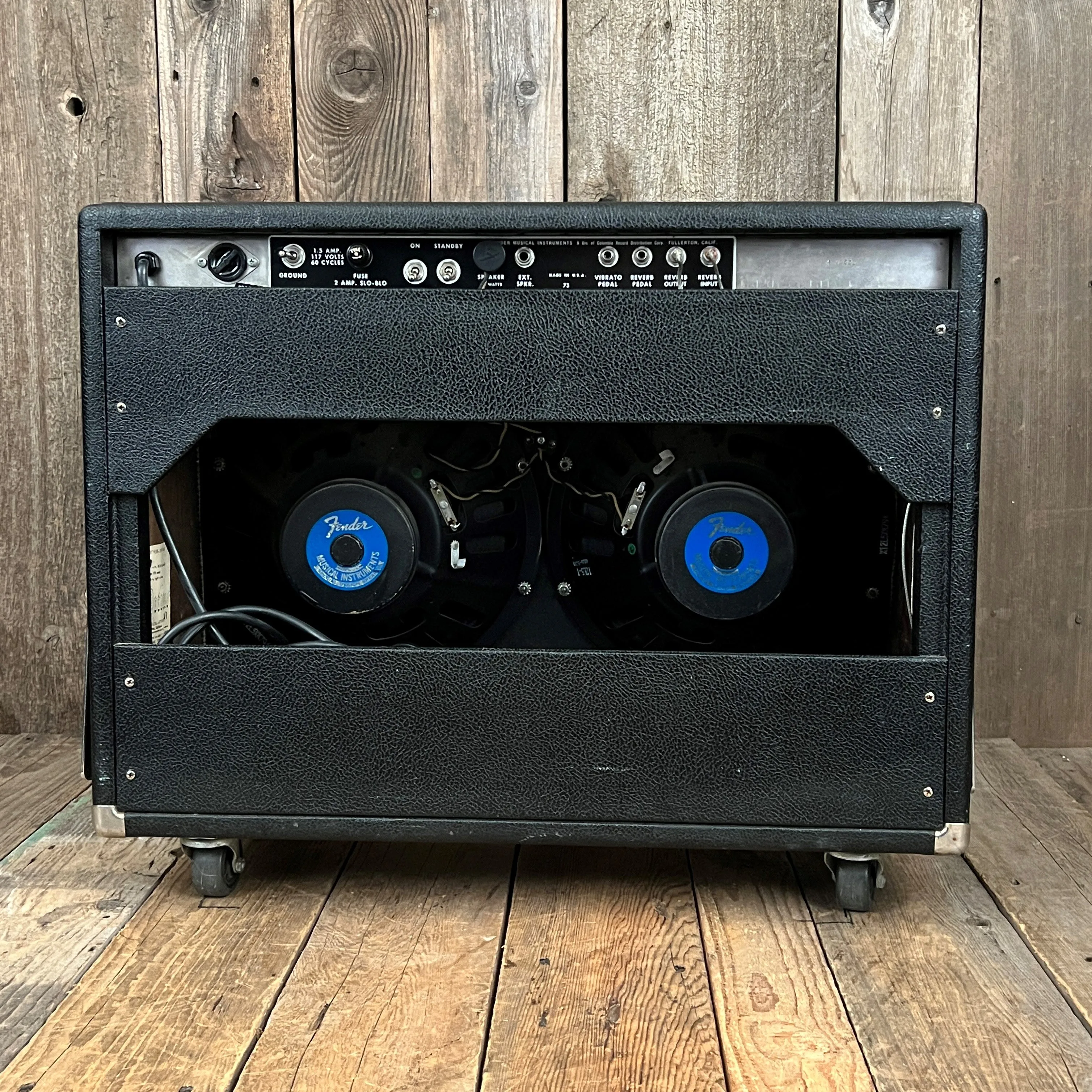SOLD - Fender Pro Reverb Black Panel Pre CBS 1965 FEIC AA165