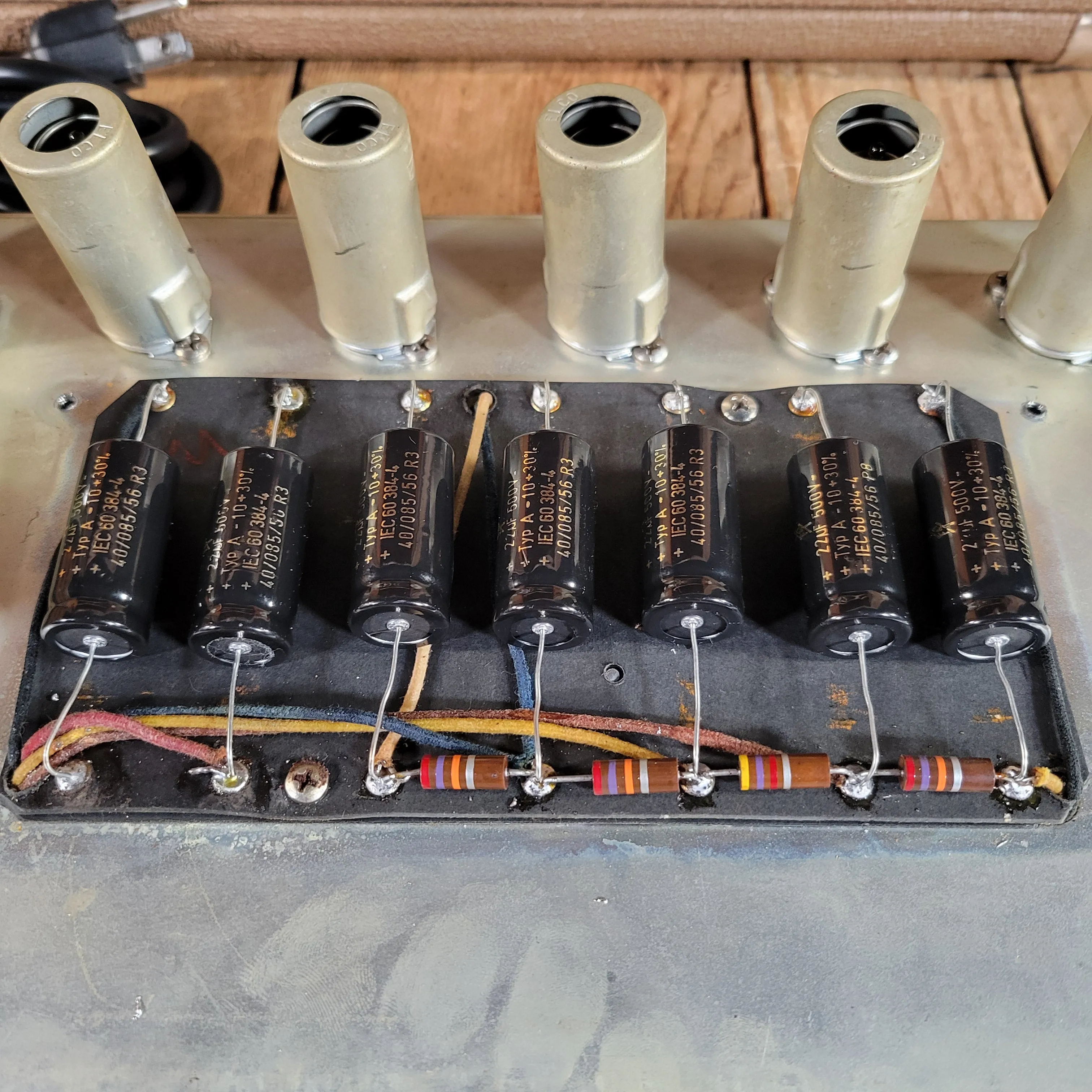 SOLD - Fender Super Amp 6GA-4 Brown Tolex Wheat Grille 1962 Serviced