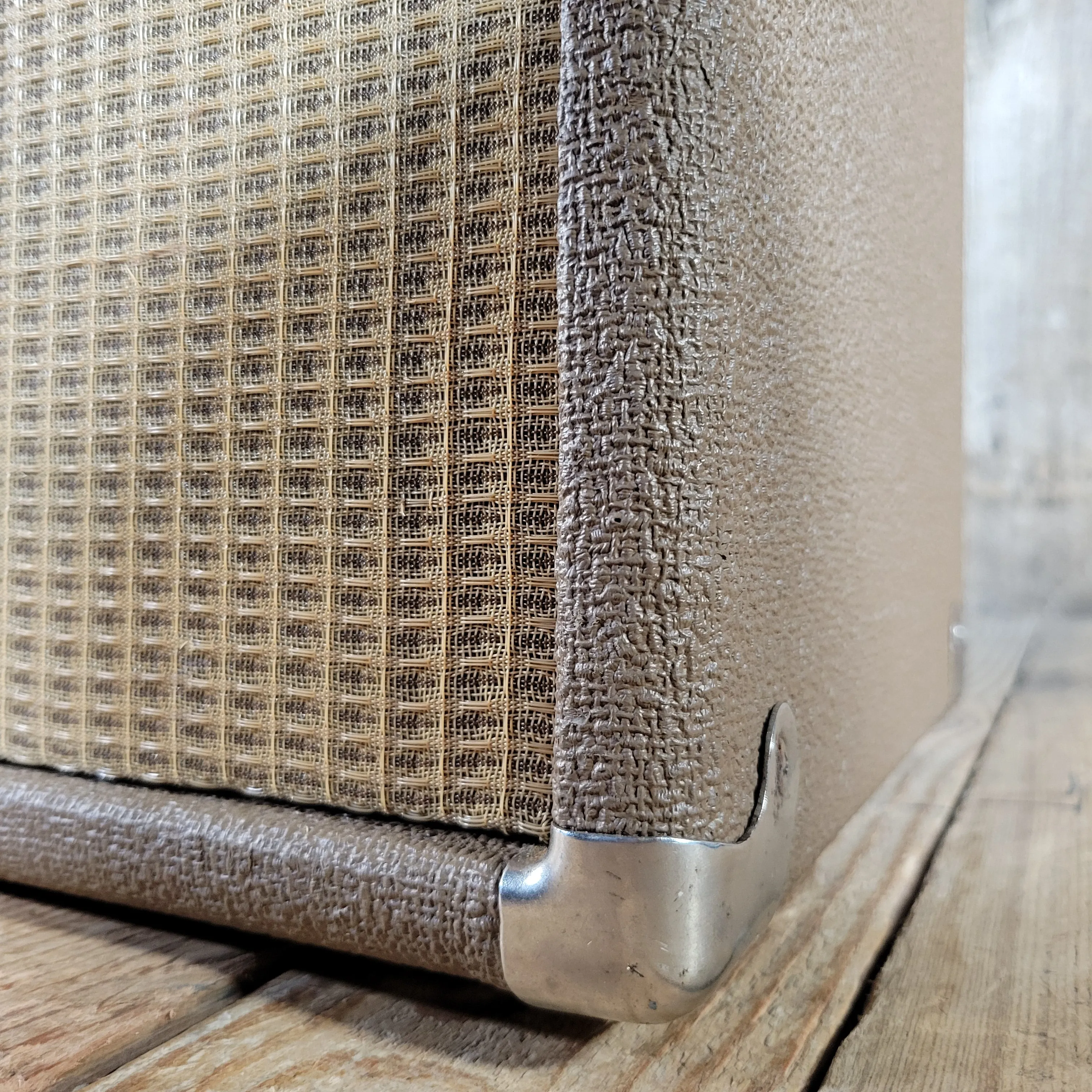 SOLD - Fender Super Amp 6GA-4 Brown Tolex Wheat Grille 1962 Serviced