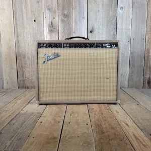SOLD - Fender Super Amp 6GA-4 Brown Tolex Wheat Grille 1962 Serviced