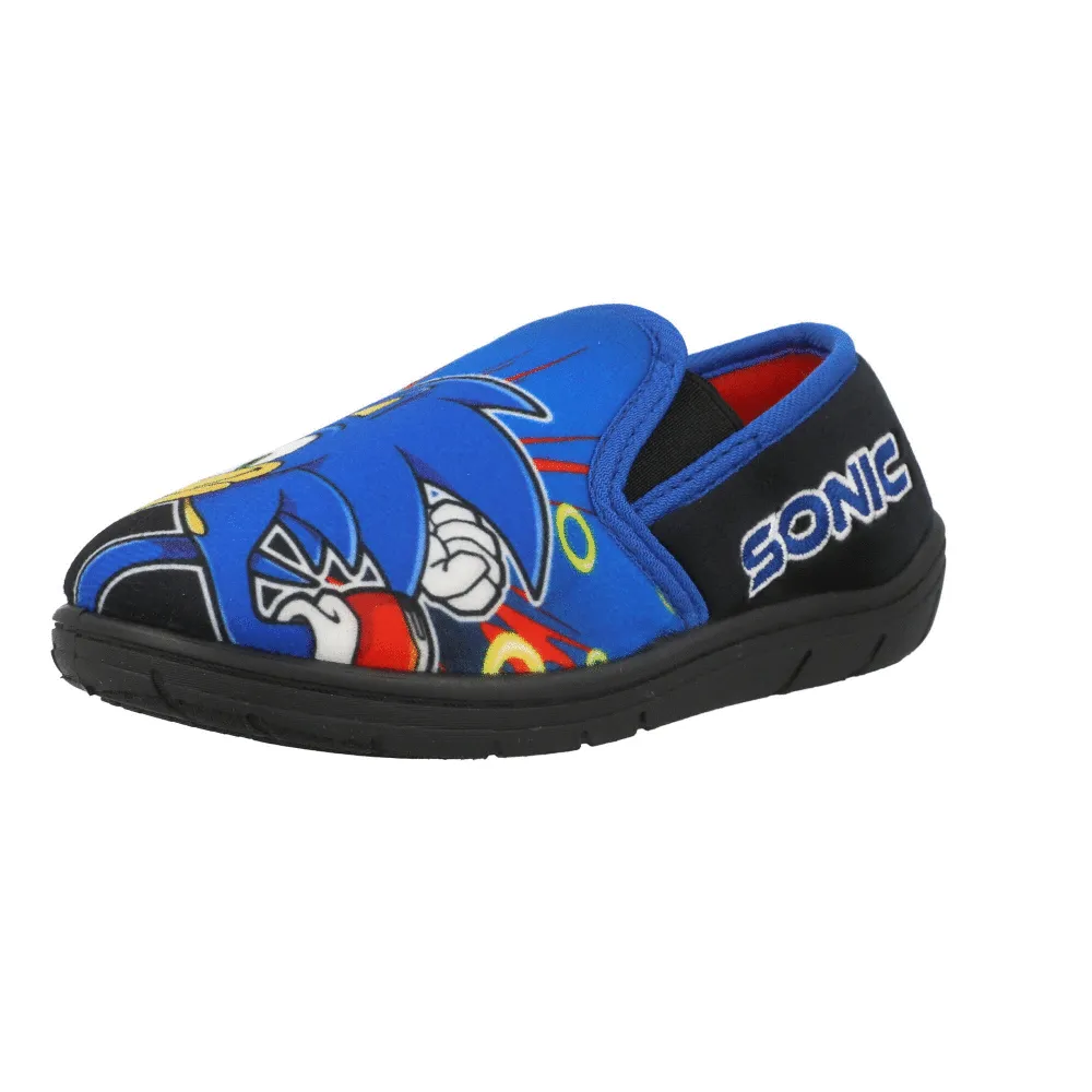 Sonic The Hedgehog Jackson Blue Kids Slippers