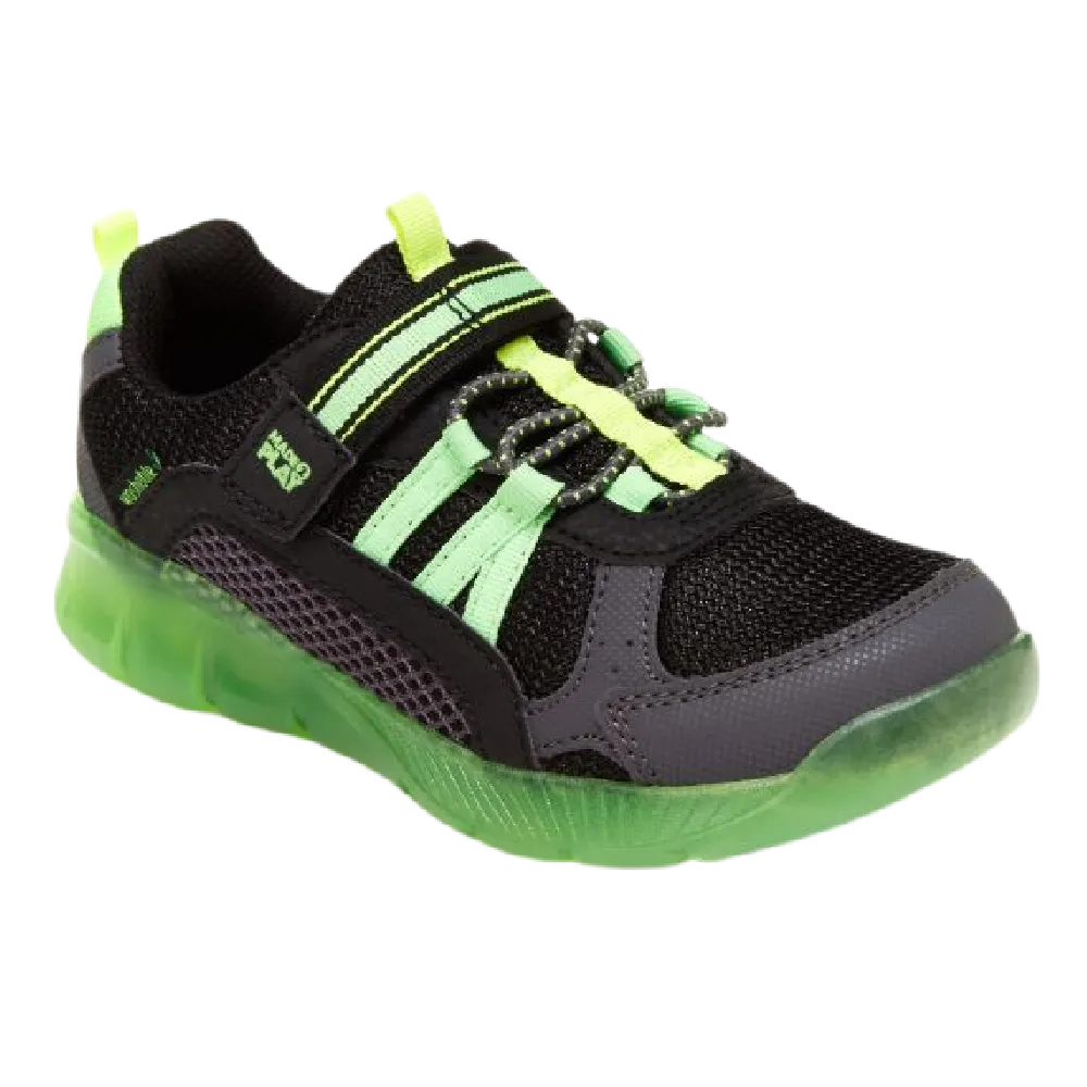 Stride Rite Levee Sneaker - Black Neon
