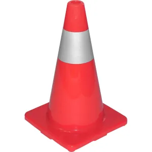 Tatco Sturdy Molded Reflective Traffic Cone