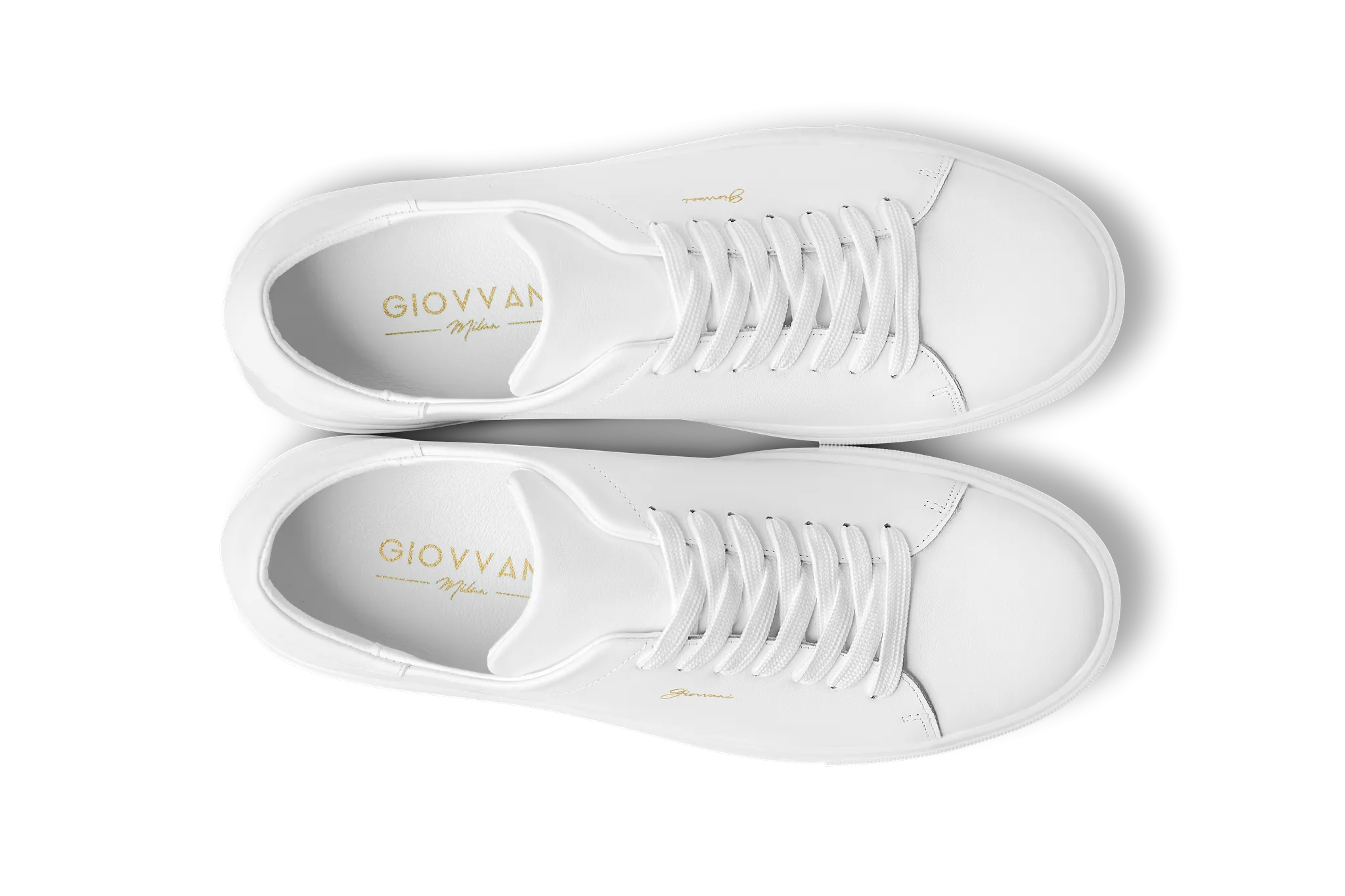 The Lorenzo - White Leather / White Sole - Womens