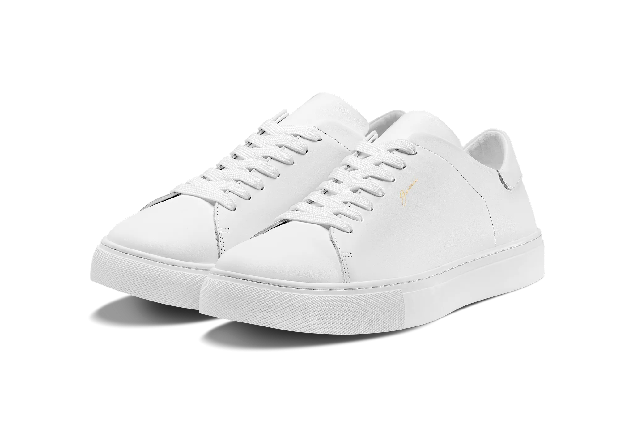 The Lorenzo - White Leather / White Sole - Womens