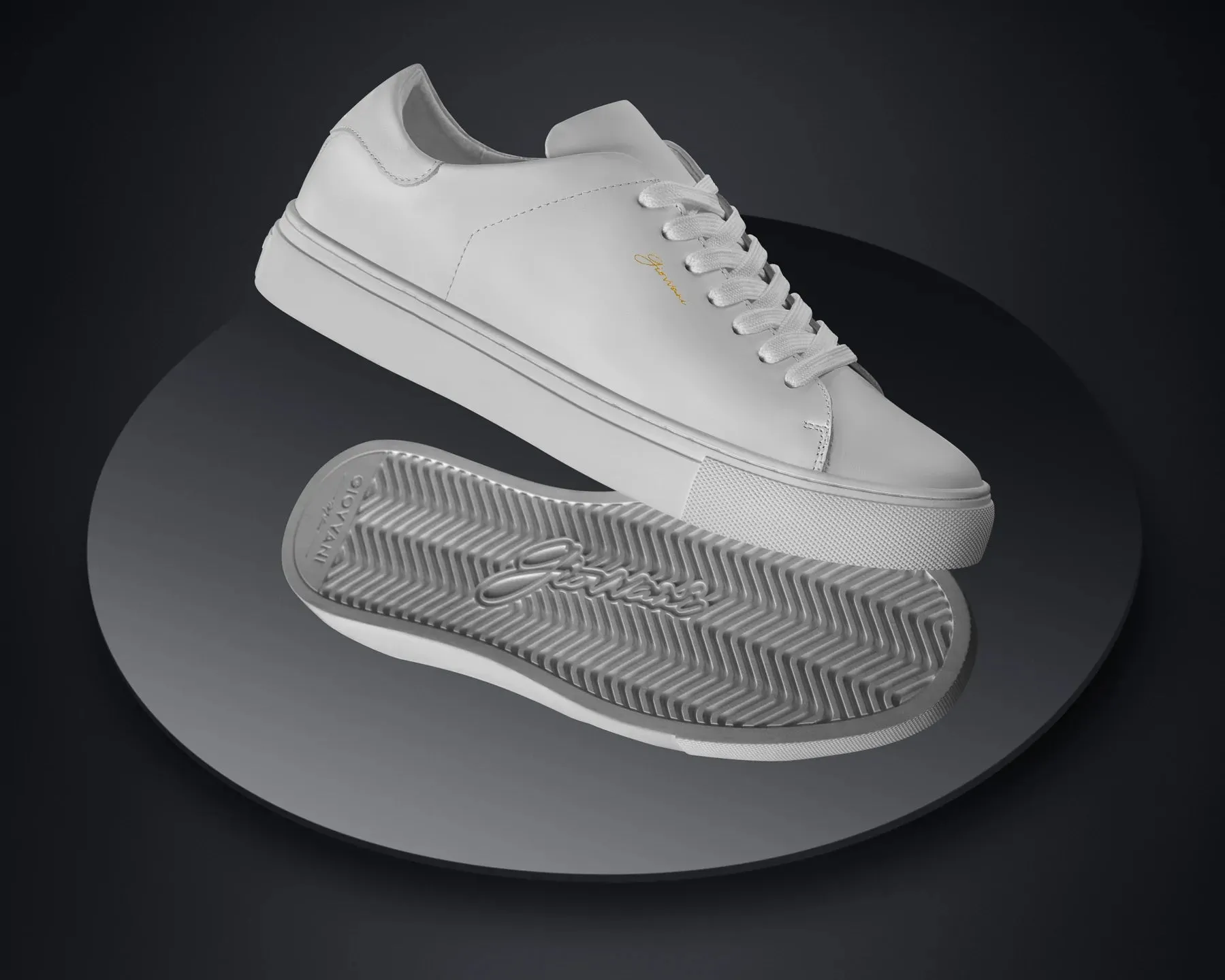 The Lorenzo - White Leather / White Sole - Womens