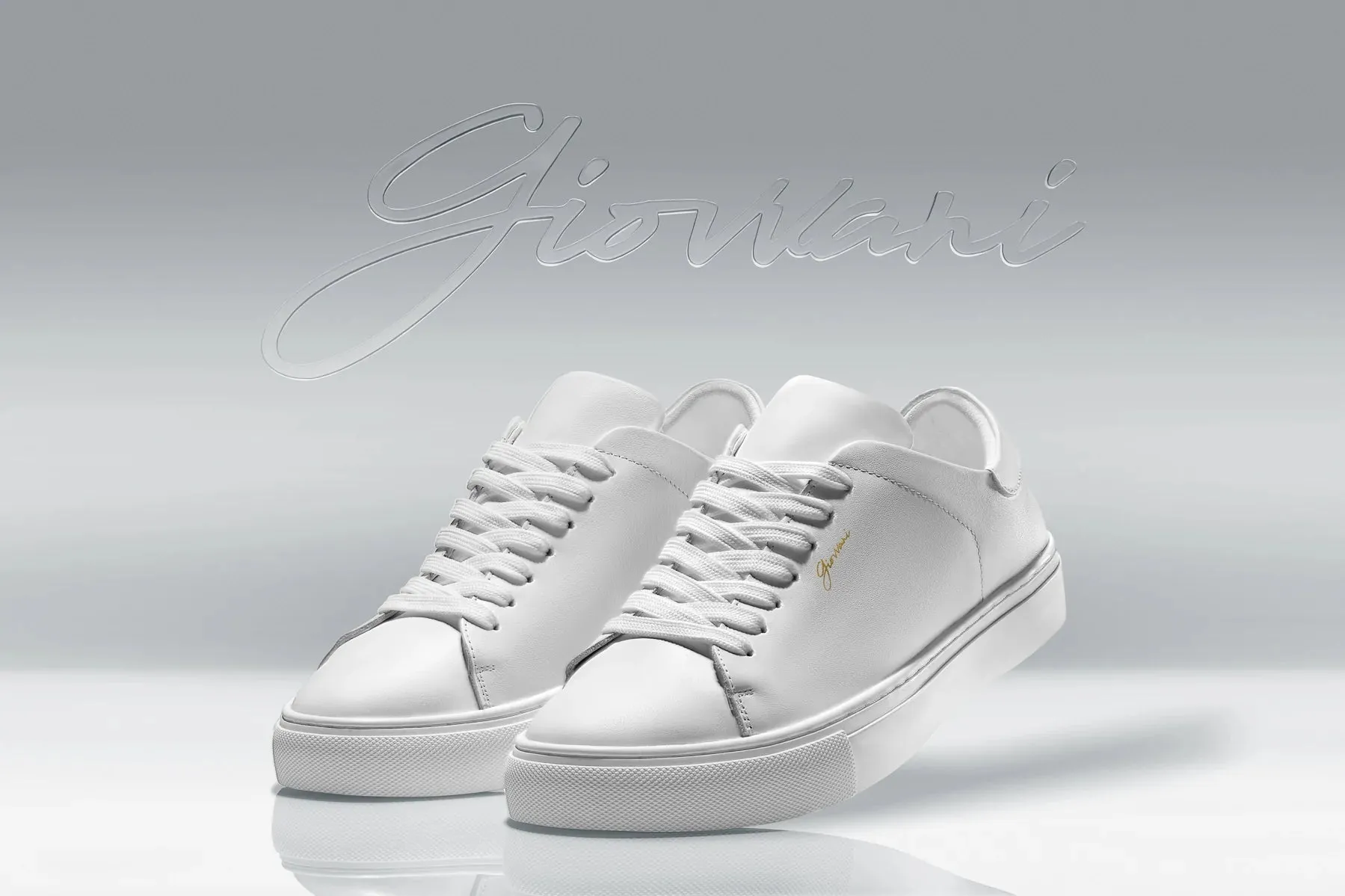 The Lorenzo - White Leather / White Sole - Womens