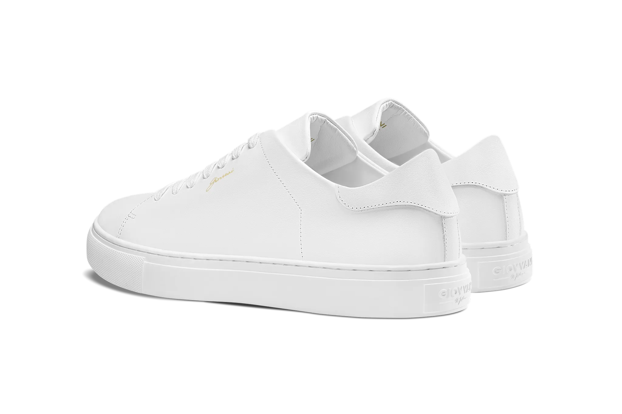 The Lorenzo - White Leather / White Sole - Womens