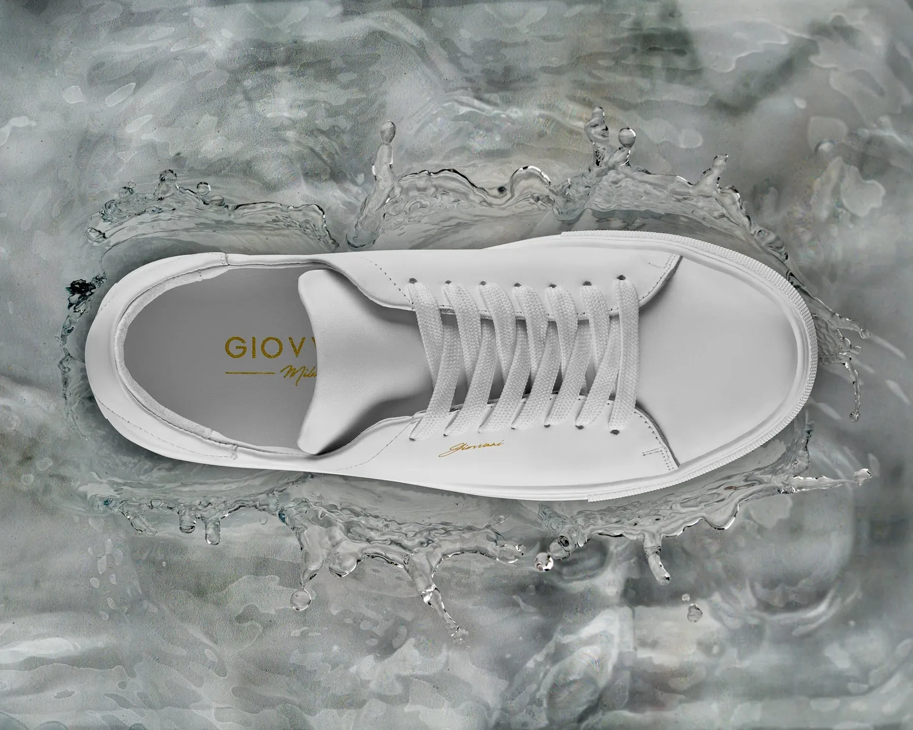 The Lorenzo - White Leather / White Sole - Womens