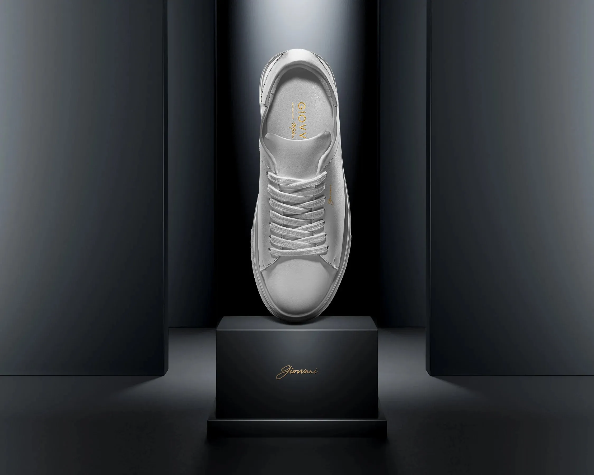 The Lorenzo - White Leather / White Sole - Womens