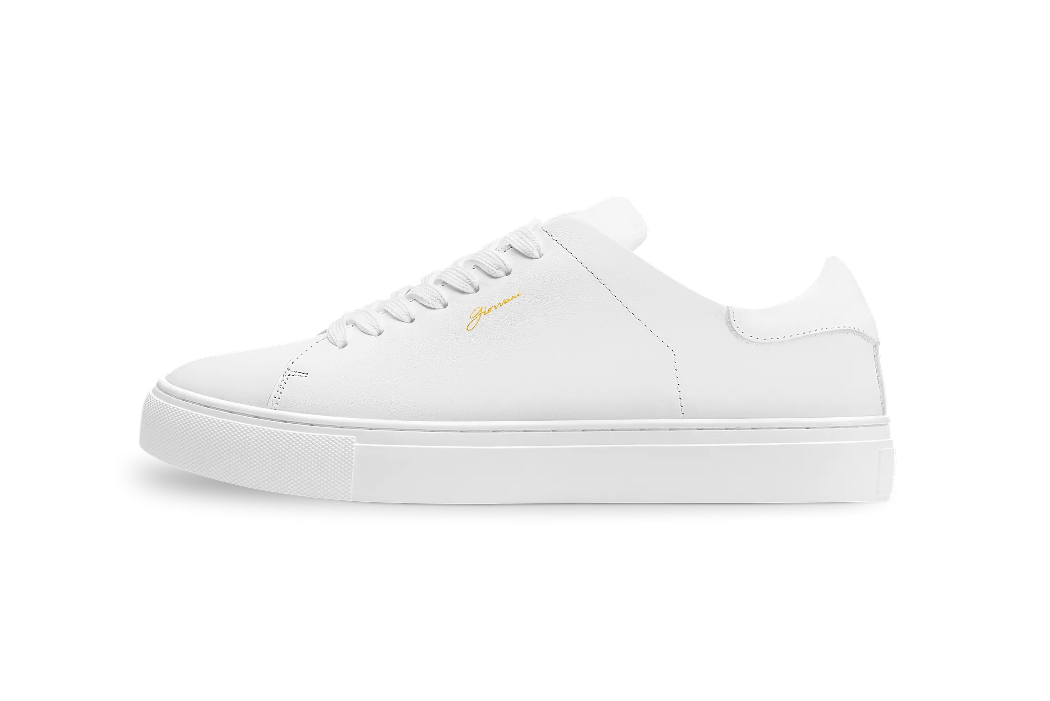 The Lorenzo - White Leather / White Sole - Womens