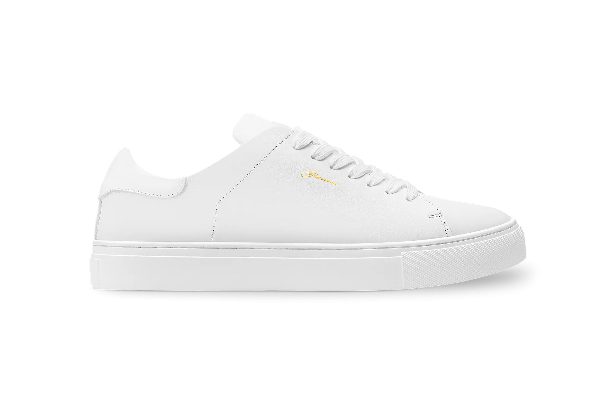 The Lorenzo - White Leather / White Sole - Womens