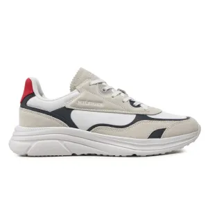 Tommy Hilfiger Modern Runner Tech Print Sneakers FM0FM05123-WHT