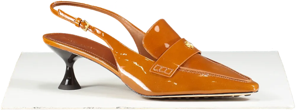 Tory Burch Brown Pointed Sling Back Pump UK 7.5 EU 40.5 👠