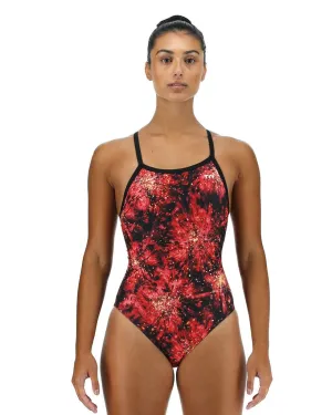TYR Women's Durafast Lite Radiant Diamondfit Swimsuit | Red