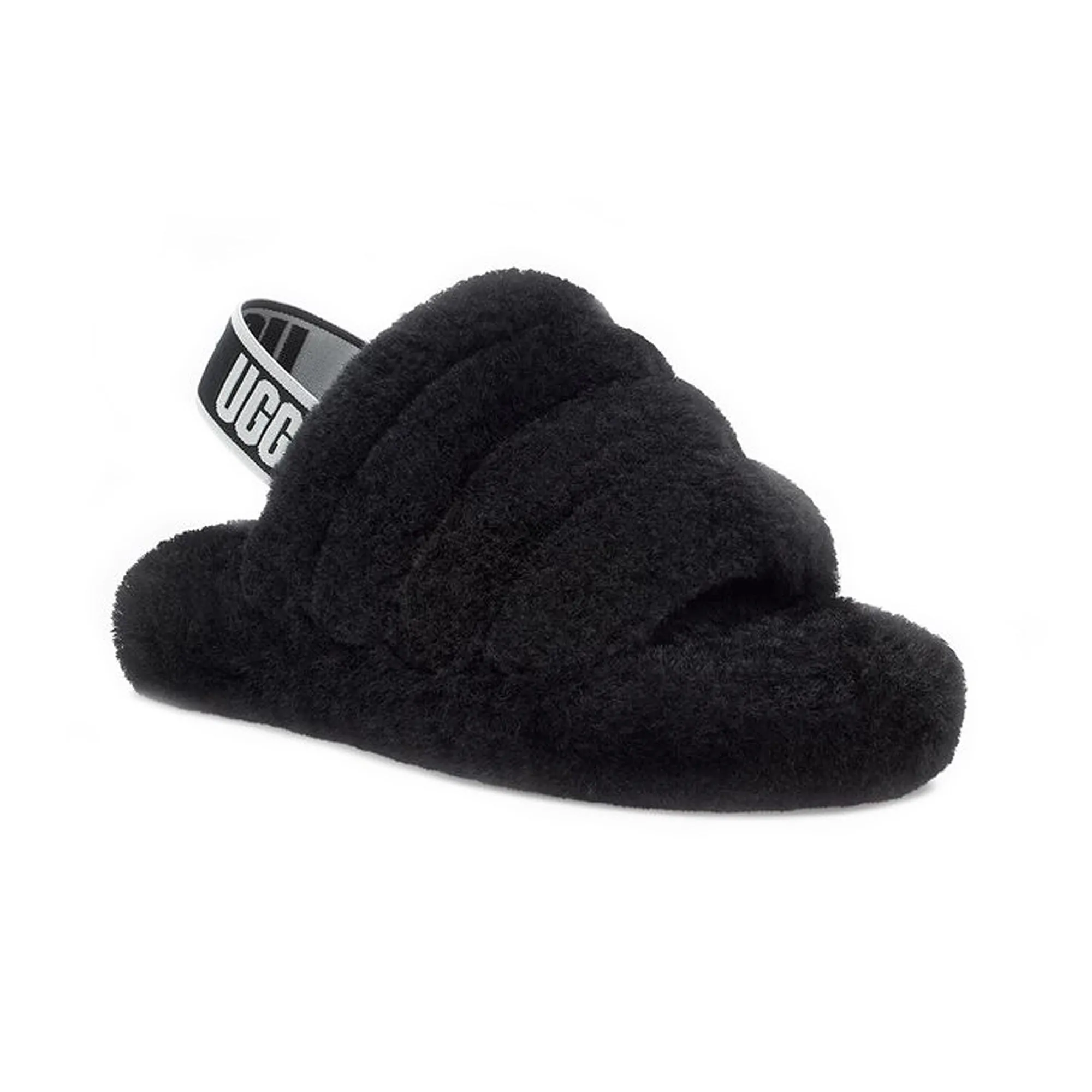 UGG Fluff Yeah Slide Black