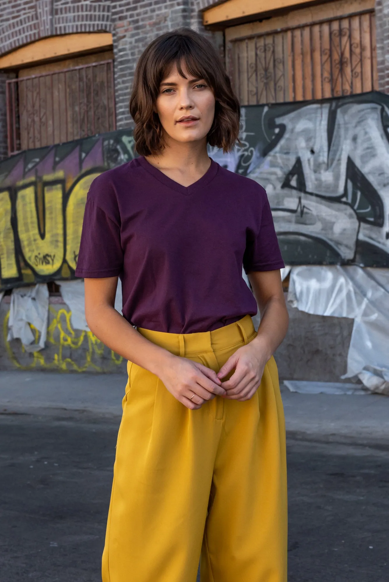 V-Neck T-Shirt | CL-1005