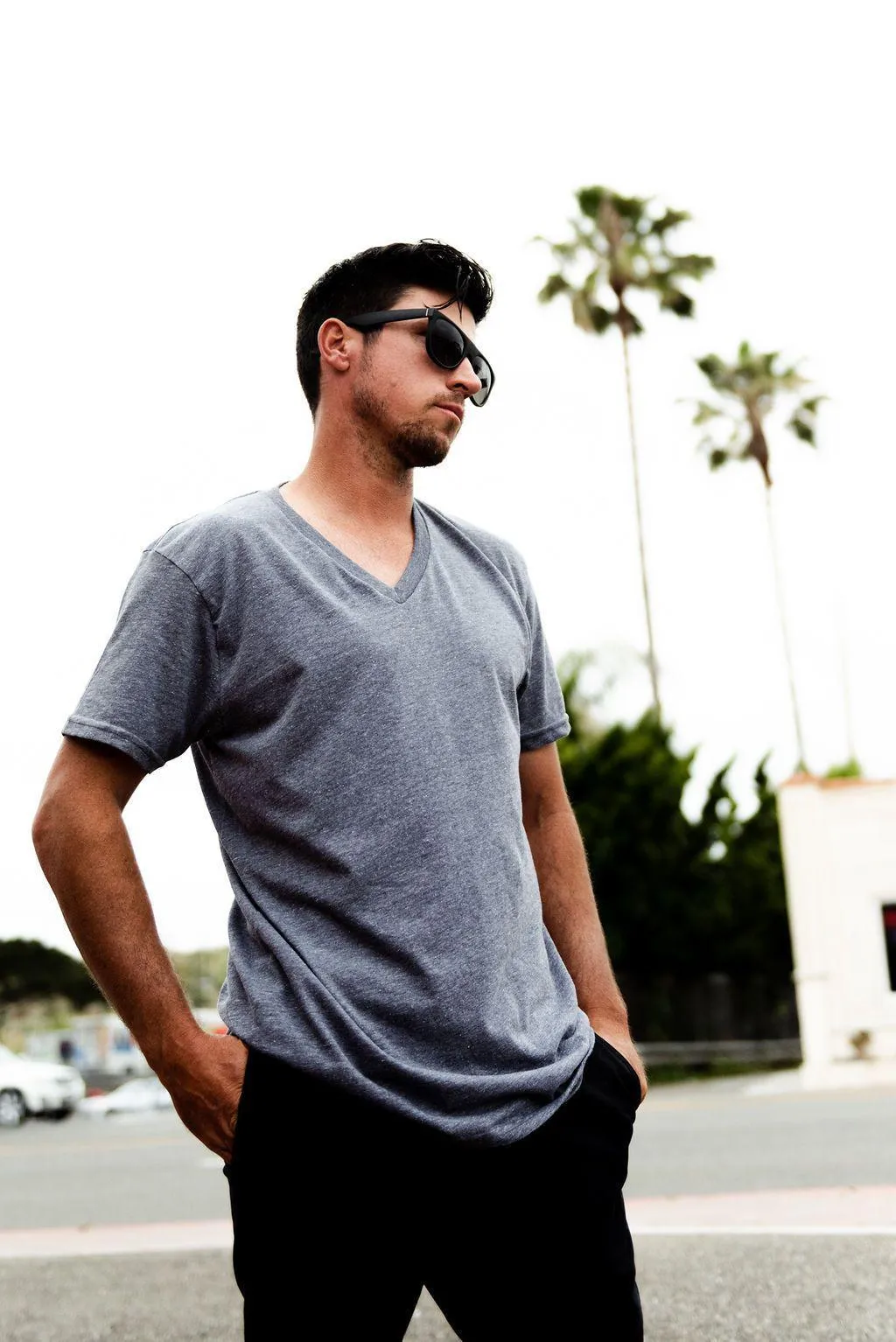V-Neck T-Shirt | CL-1005