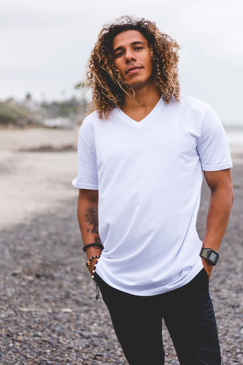 V-Neck T-Shirt | CL-1005