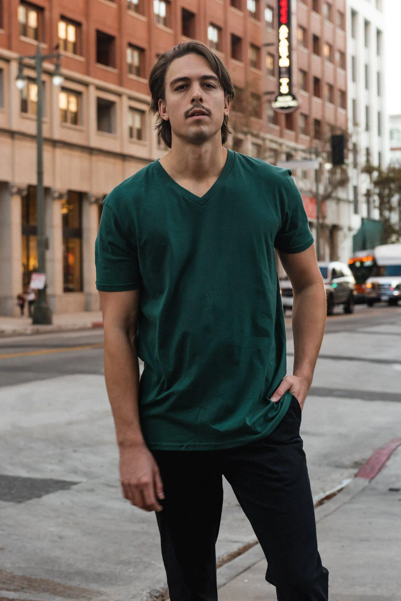 V-Neck T-Shirt | CL-1005