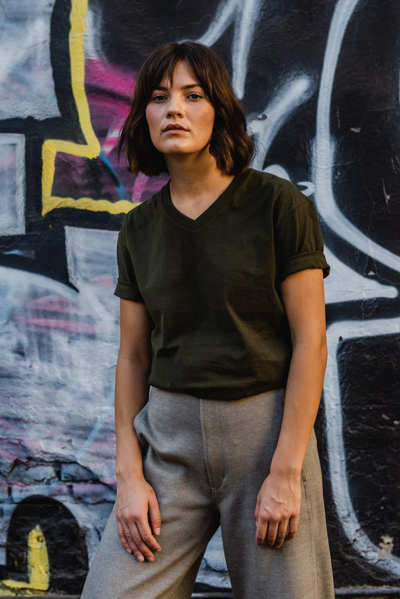 V-Neck T-Shirt | CL-1005