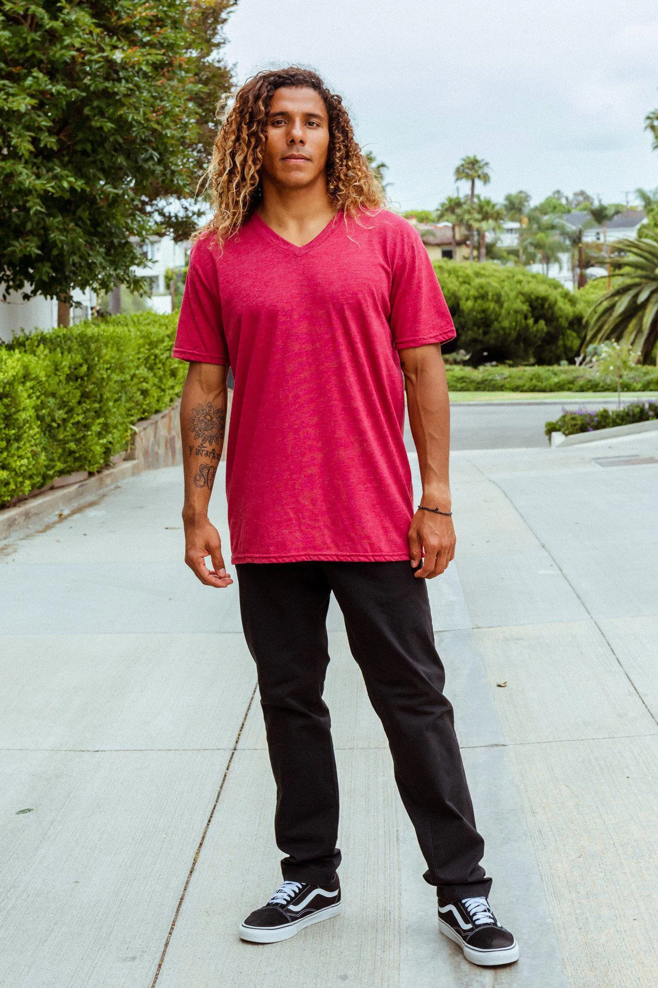 V-Neck T-Shirt | CL-1005