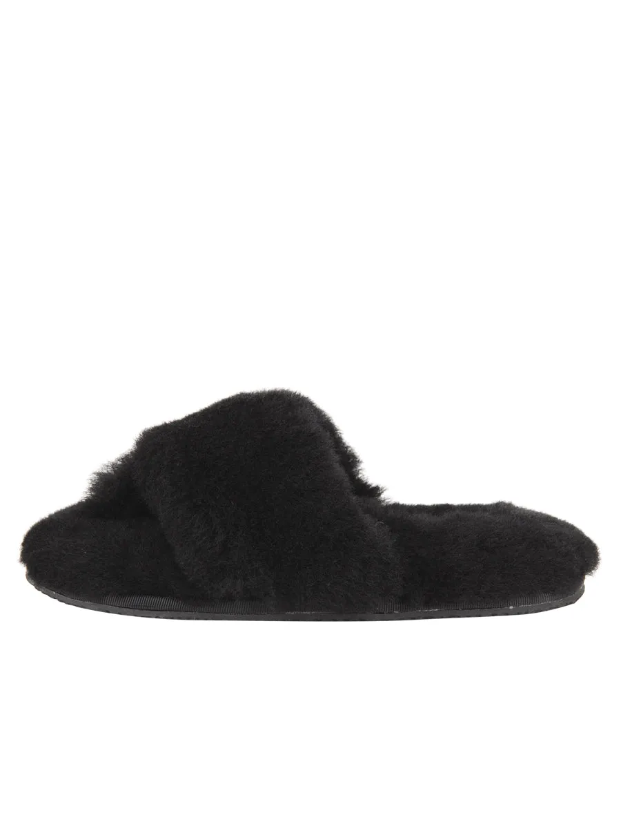 Vail Shearling Thong Slipper