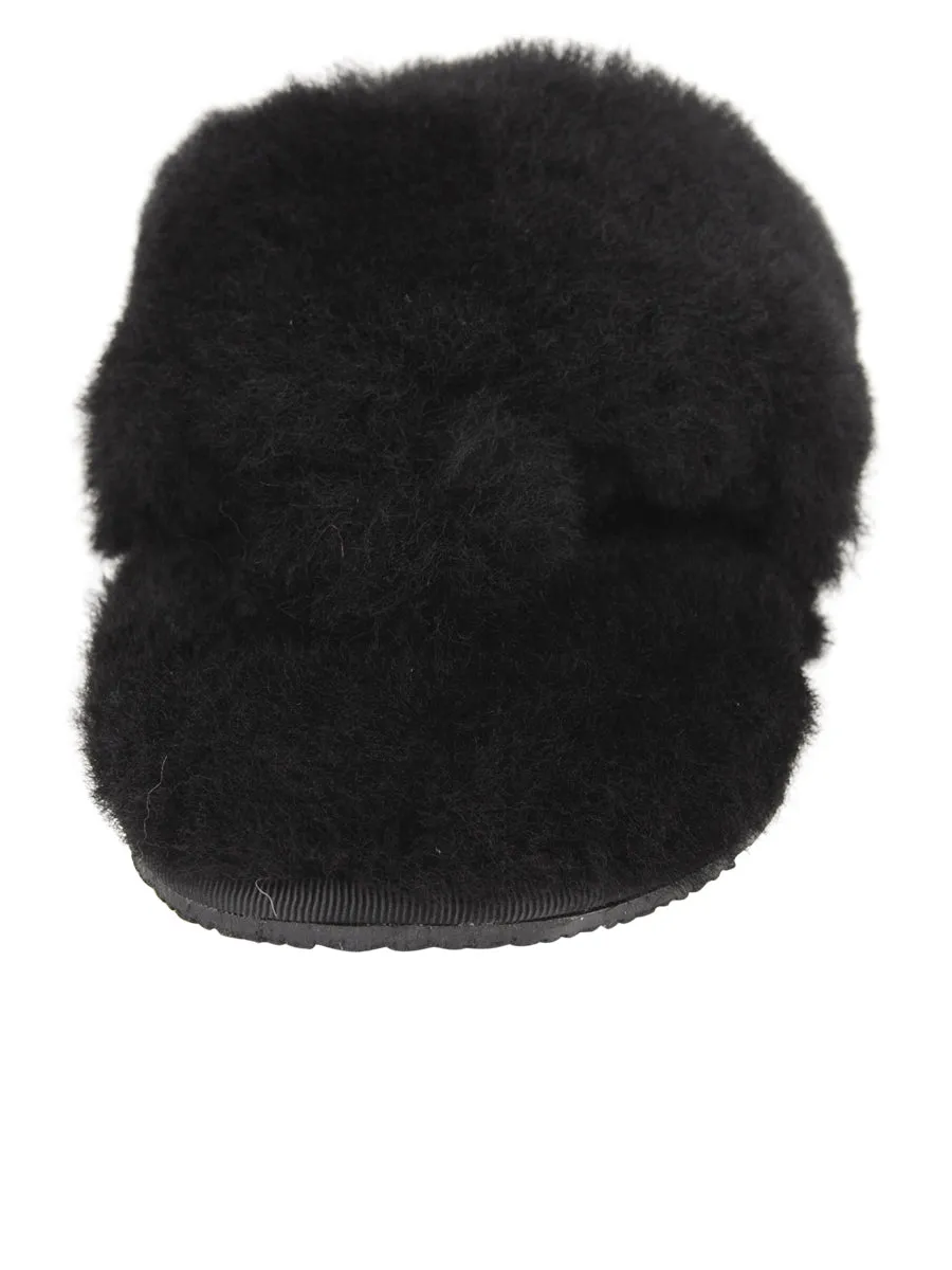 Vail Shearling Thong Slipper