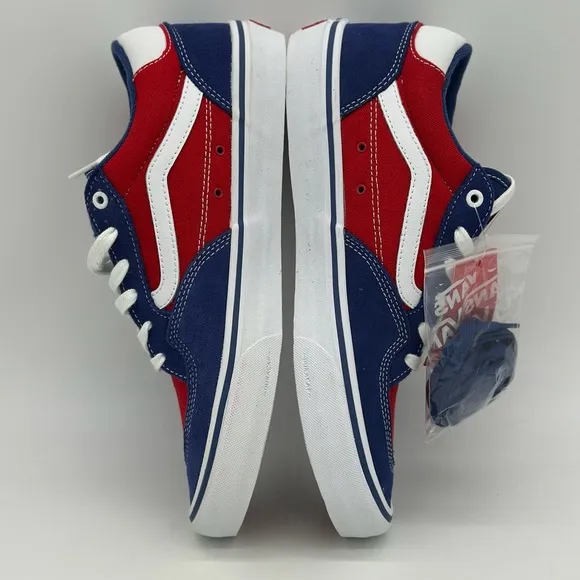 Vans Red and Blue Sneakers