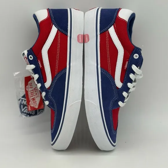 Vans Red and Blue Sneakers