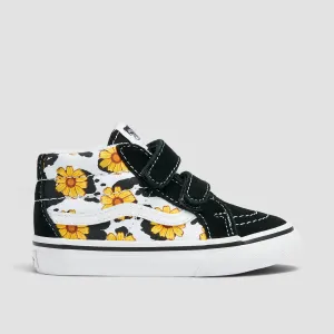 Vans SK8-Mid Reissue V Toddler Mid Top Shoes - Cow Floral Multi/True White - Kids