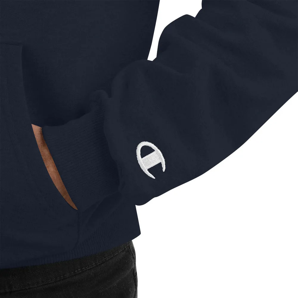 Vintage 1976 Warm Retro Lines Champion Hoodie