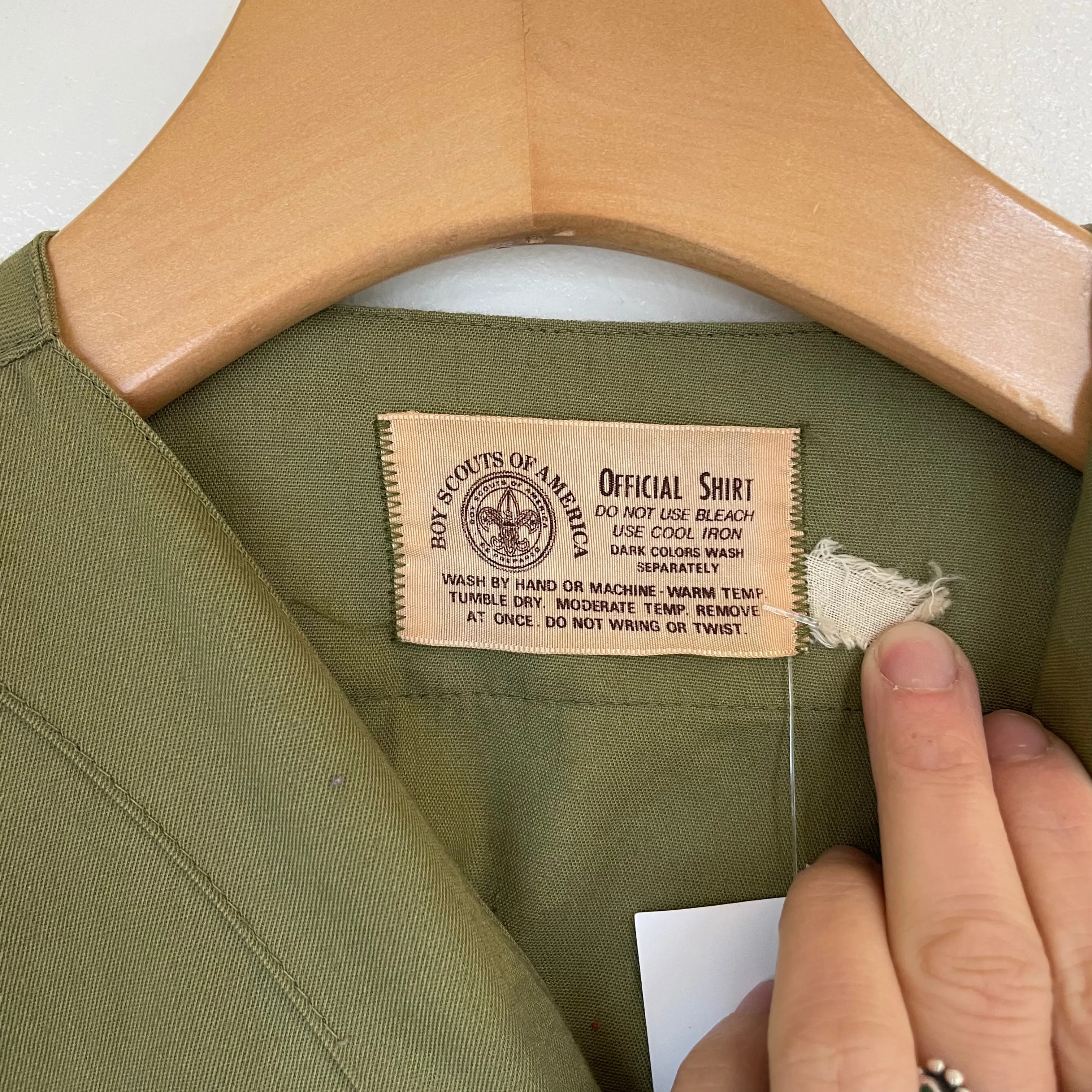 Vintage 70s BSA official shirt with patches // Small Medium (HT2339)