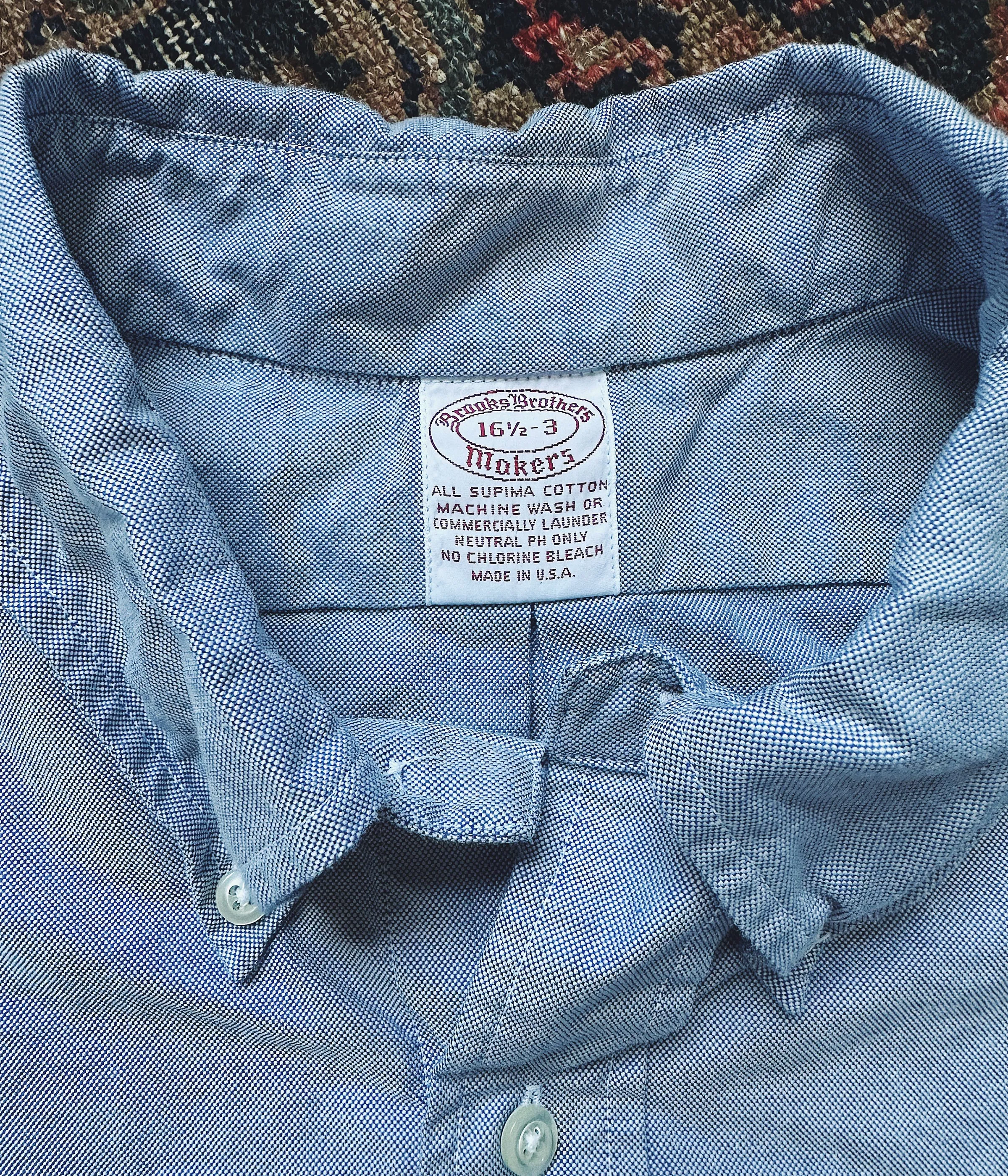 Vintage Brooks Brothers Oxford Cloth Shirt